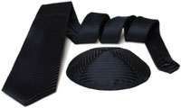 kippah and matching tie kippah
