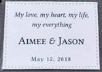 personalisation label