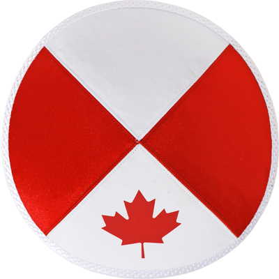 Canada flag kippah