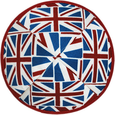 United Kingdom flag kippah